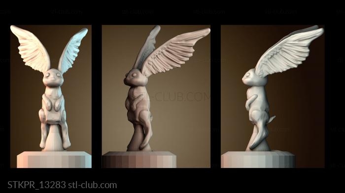 Статуэтки упрощенные Летающий кролик