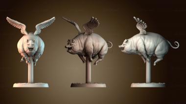 3D модель Летающая свинья (STL)