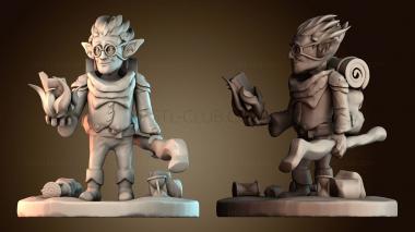 3D модель Гном волшебник (STL)