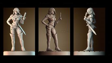 3D модель Эльф разбойник (STL)