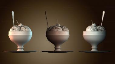 3D модель Мороженое Сандей (STL)