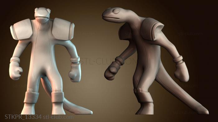 Статуэтки упрощенные Лемурийский — риск дождя