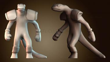 3D модель Лемурийский — риск дождя (STL)