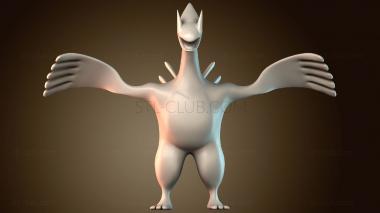 3D модель Лугия (STL)