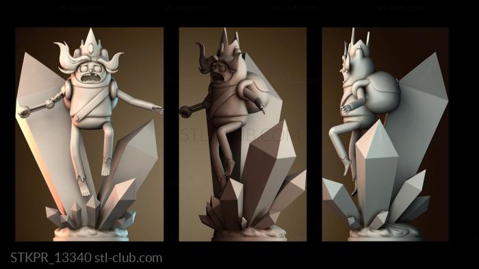 Статуэтки упрощенные Ледяной финн из «Времени приключений»