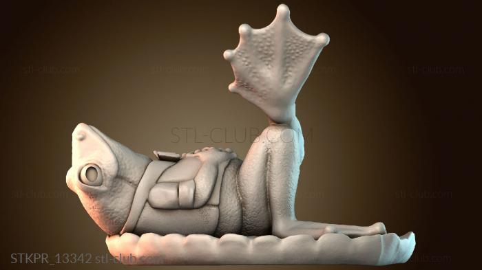 Статуэтки упрощенные Мистер Дж. Понд — Лягушонок на кувшинке