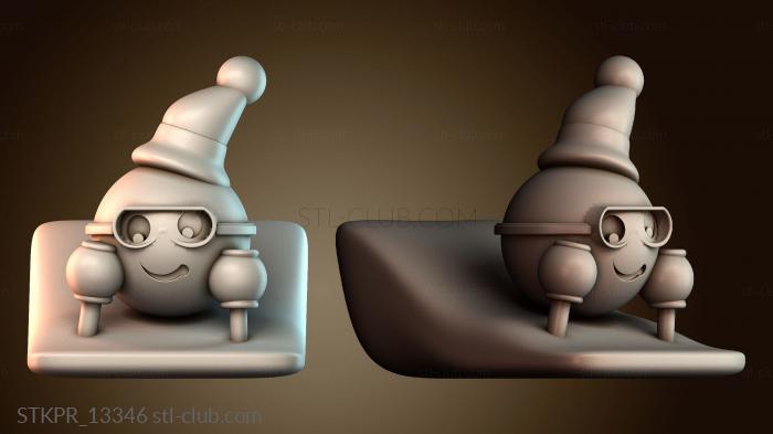 Статуэтки упрощенные Pepsi Ski Emoji