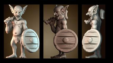 3D модель Гоблин воин (STL)