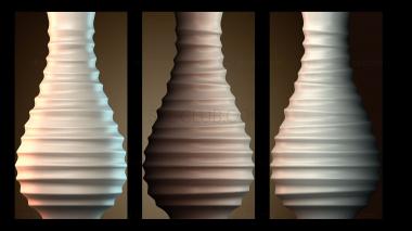 3D модель Ваза с волнами (STL)