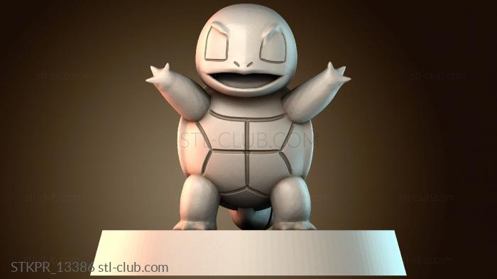 Статуэтки упрощенные Сквиртл Покемон