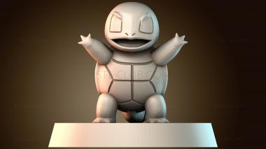 3D модель Сквиртл Покемон (STL)