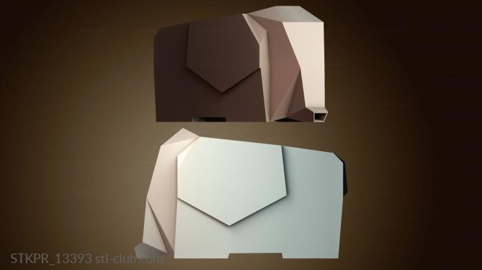 Статуэтки упрощенные Высыхающий слон