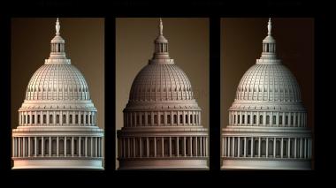 3D модель Купол Капитолия США Первые холода (STL)