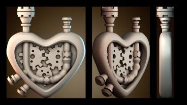 3D модель Механическое сердце (STL)