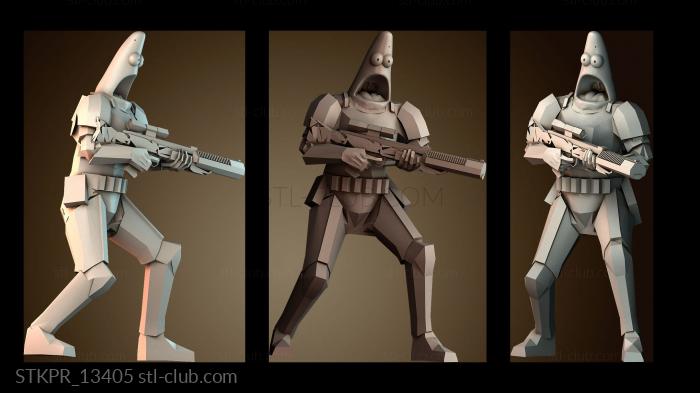 Статуэтки упрощенные Патрик Штурмовик