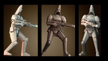 3D модель Патрик Штурмовик (STL)