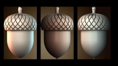 3D модель Коробка для желудей (STL)