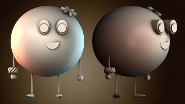 3D модель Счастливый Холли (STL)