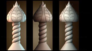 3D модель Цветочная лампа лампочка (STL)