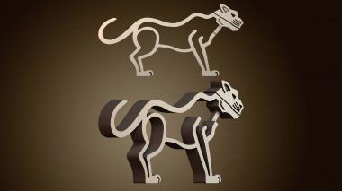3D модель Дикие кошки (STL)