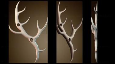 3D модель Растущий настенный колышек (STL)