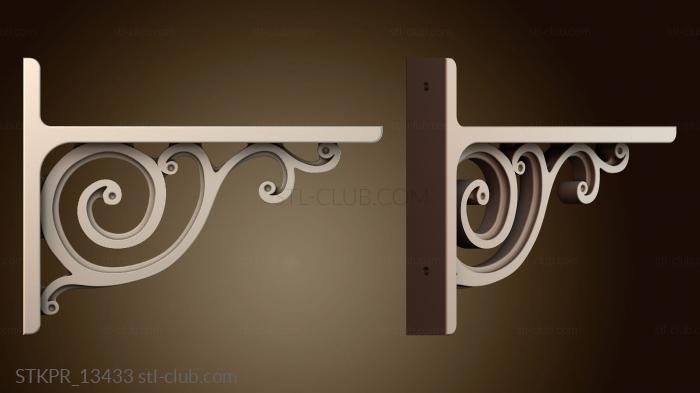 Статуэтки упрощенные Кронштейн для полки