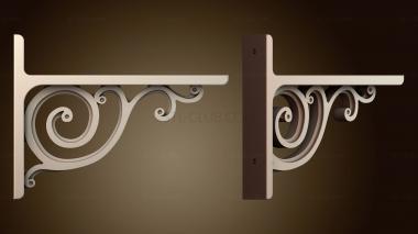 3D модель Кронштейн для полки (STL)