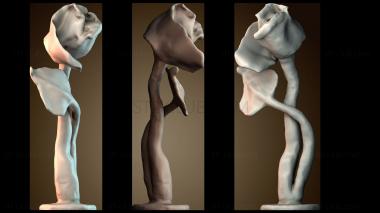 3D модель Железная роза (STL)