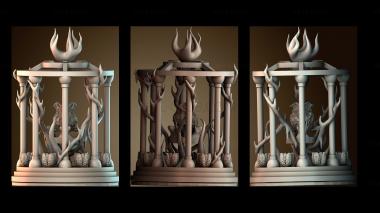 3D модель Освещение История цветов (STL)