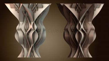 3D модель Ваза из кленового листа (STL)