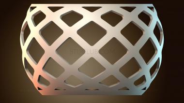 3D модель Сетчатая чаша для свечей или цветов (STL)