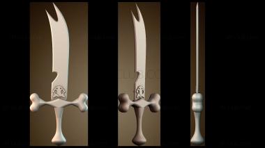 3D модель Кубоновидный ятаган (STL)