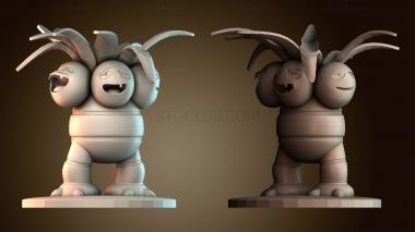 3D модель Экзеггутор Покемон (STL)