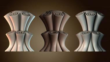 3D модель Ваза свиток (STL)
