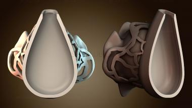 3D модель Простая крышка насоса для мытья рук розовая (STL)