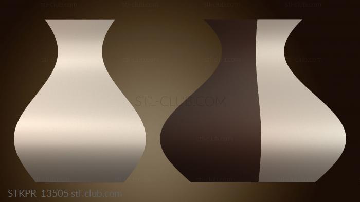 Квадратная ваза