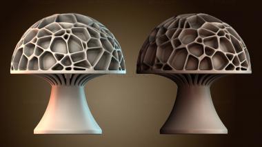 3D модель Светодиодный стол в форме гриба (STL)