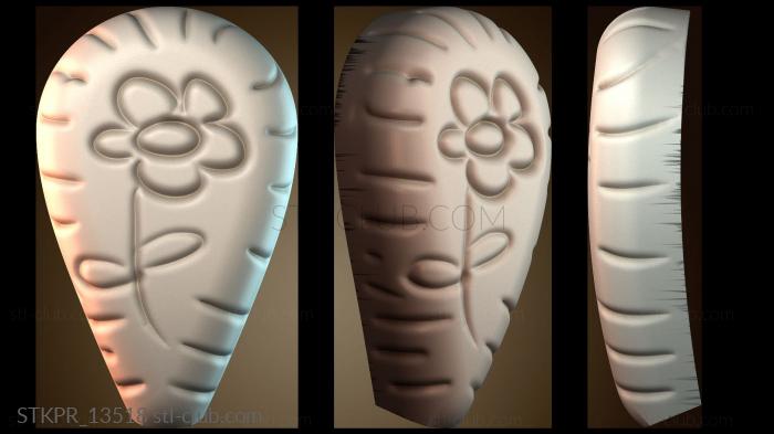 Статуэтки упрощенные Простой чехол для насоса для мытья рук в виде цветка