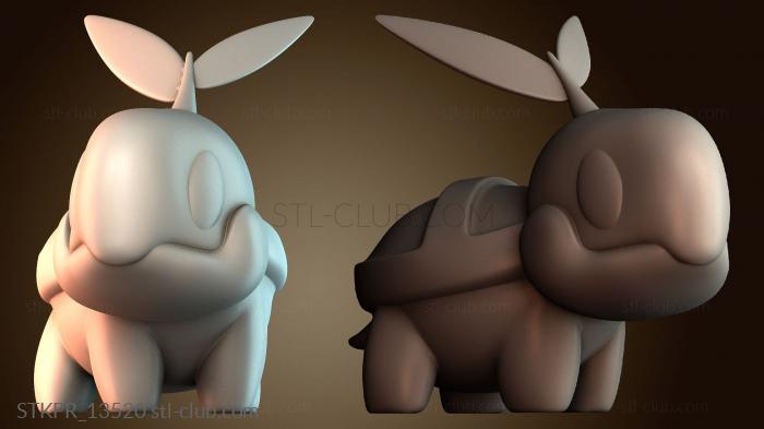 Статуэтки упрощенные Turtwig Pokemon