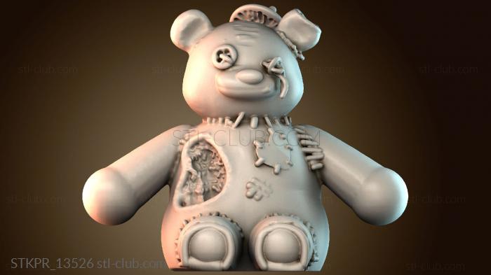 Статуэтки упрощенные Грибной медведь