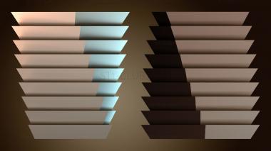 3D модель Абстрактная подставка для карандашей (STL)