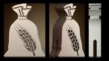 3D модель Мешок муки (STL)