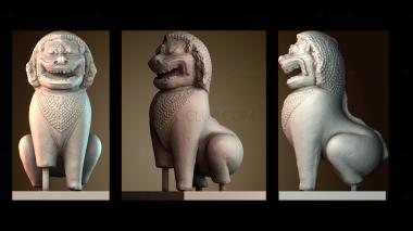 3D модель Лев хранитель (STL)