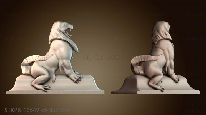 Статуэтки упрощенные Ящерица