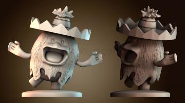 3D модель Лудиколо Покемон (STL)