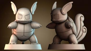 3D модель Вартортл Покемон (STL)