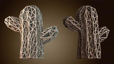 3D модель Кактус Вороного (STL)