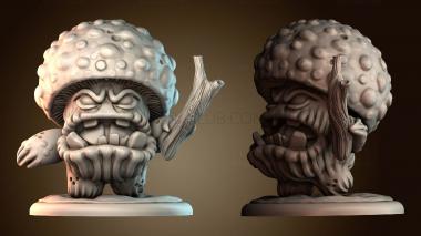 3D модель Мухомор Монстр (STL)