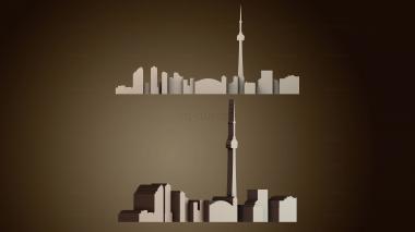 3D модель Горизонт Торонто (STL)