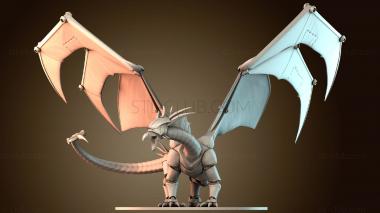 3D модель Механический дракон (STL)
